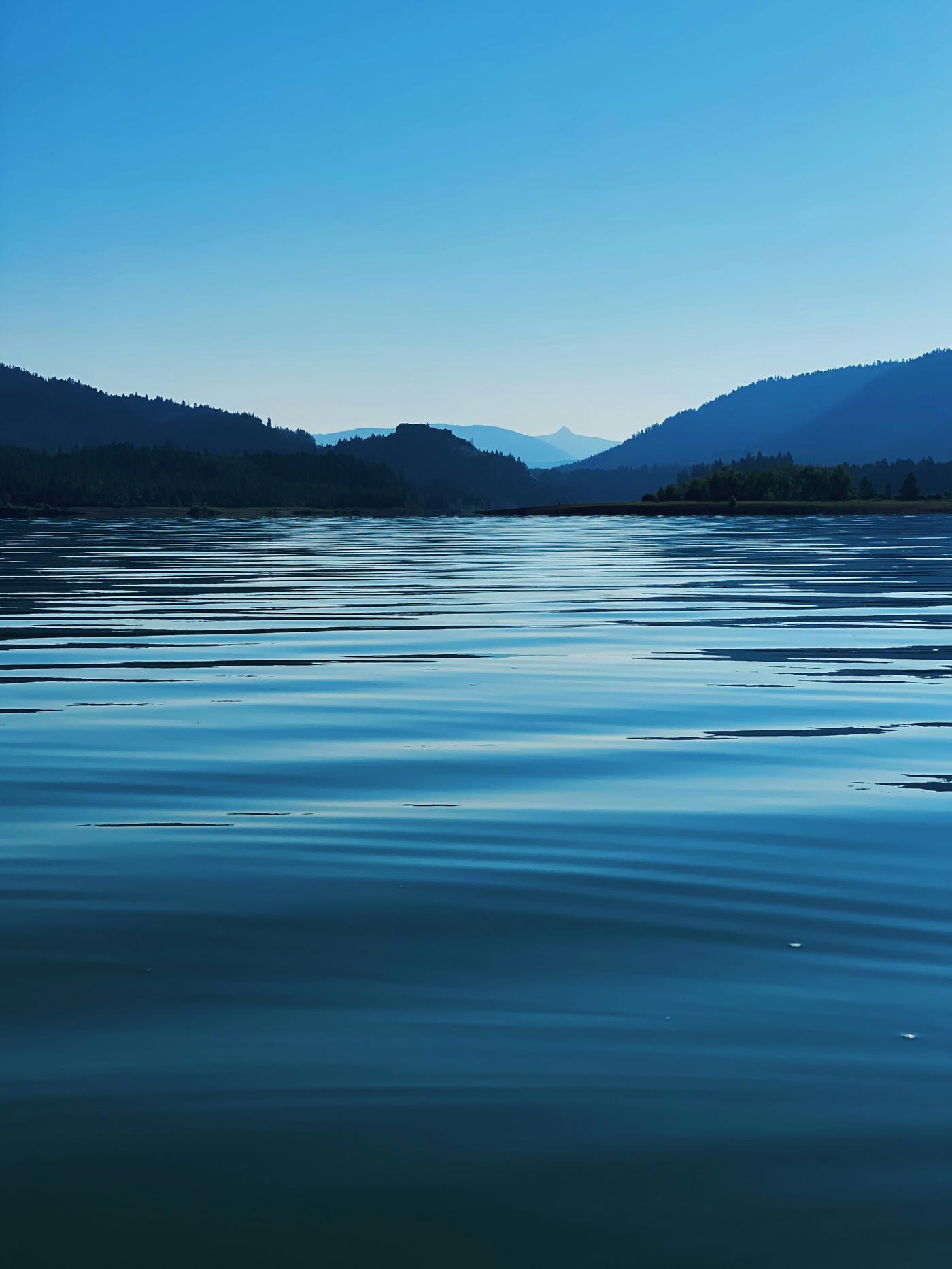 Calm water at morning